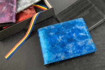 Portofel clasic Bisanzio zafiro - albastru