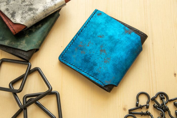 Portofel mic Bisanzio zaffiro - albastru