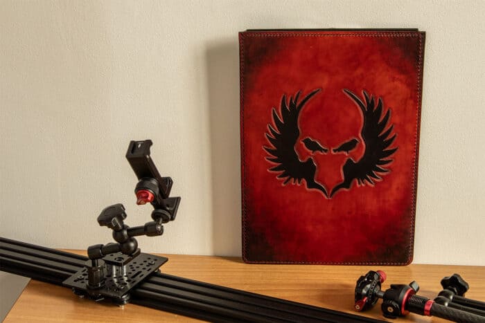 Clipboard wings skull