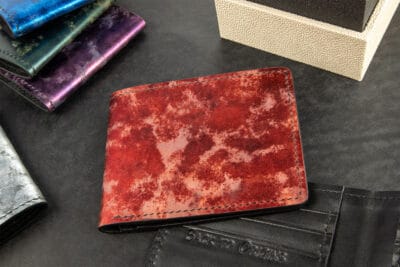 Portofel clasic Bisanzio rubino - rosu