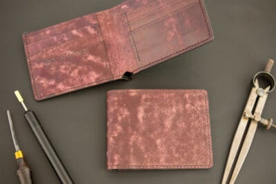 Portofel clasic Azteca bordeaux