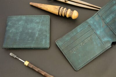 Portofel clasic Azteca albastru