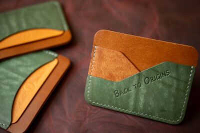 Portcard mini Maya verde si maro