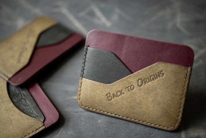 Portcard mini Maya gri si mov