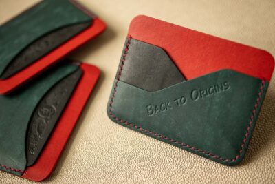 Portcard mini Maya turquoise, negru si rosu